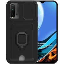 Microsonic Xiaomi Redmi 9t Kılıf Multifunction Silicone Siyah