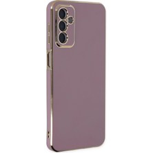 Microsonic Samsung Galaxy M13 Kılıf Olive Plated Lila