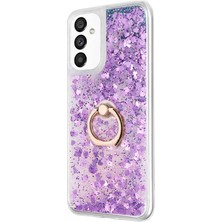 Microsonic Samsung Galaxy A13 5g Kılıf Glitter Liquid Holder Mor