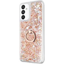 Microsonic Samsung Galaxy A13 5g Kılıf Glitter Liquid Holder Gold