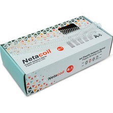 Netacoil 8 mm 4:1 Pvc Helezon Spiral Şeffaf 200 adet