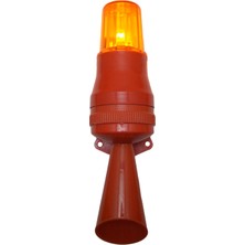 Mesan E14 Sabit Ampul Horn Korna MS 5800 Turuncu 220VAC
