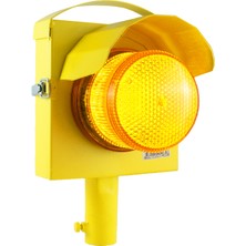 Mesan Ø100 Tekli Multi LED Trafik Lamba MS 8013 Turuncu 220VAC