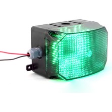 Mesan Küp LED Multifonksiyon Ikaz Lamba MS 250 Yeşil 110-220VAC