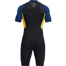 Strade Store Erkek Şort Wetsuit Surf Spearfishing Için Tam Vücut Ön Zip Xxl Sarı (Yurt Dışından)