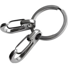 2 Adet 3.5cm Açık Kamp Kanca Tokası Şekli Carabiners + 1 Tur