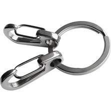 2 Adet 3.5cm Açık Kamp Kanca Tokası Şekli Carabiners + 1 Tur