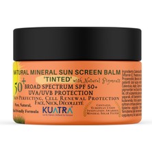 Kuatra SPF 50+ Doğal-Mineral Güneş Koruyucu Renkli Balm 50ml