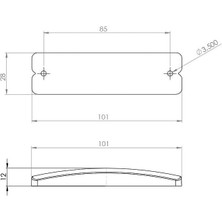 Emir Parmak Lamba 18 Led’li 12V/24V Sarı