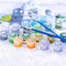 SP Store Canvas Zerafet Sayılarla Boyama Seti Kasnaklı 60 x 75 cm