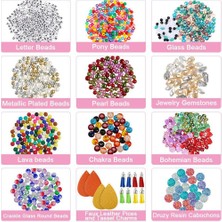 Mücevher Yapma Malzemeleri Kiti Charms Aracılı Noel Için Set