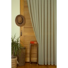 Massarelli  Bukle Tül Yeşil  1-2 Seyrek Pile 100X260