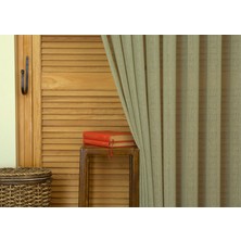 Massarelli  Bukle Tül Yeşil  1-2,5 Orta Sık Pile 100X260