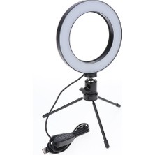 Yesper 5W LED El Feneri Telefon Kamera Dolgu Aydınlatma 6 Inç, Uzaktan Selfie Çubuğu, Esnek Tripod Standı, Akış 160MM (Yurt Dışından)