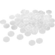 Blesiya 100PCS Temiz Yuvarlak Kılıf Para Kapsülleri Tutucu Konteyner Yeni 18MM (Yurt Dışından)