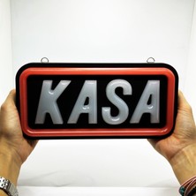 Leon Işık 'KASA' Işıklı Özel Tabela ile Neon Görünümlü Tabela