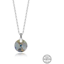 Gumush Swarovski Crystal Taşlı Gümüş Kadın Kolye