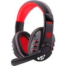Fertiong V8-1 Hifi Uzatılabilir Akıllı Gürültü Azaltma Bluetooth Uyumlu 5.0 Stereo Oyun Kablosuz Kulaklık - Siyah - Kırmızı (Yurt Dışından)