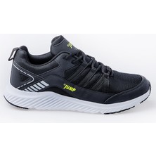 Jump 24865 Siyah - Neon Yeşil Erkek Spor Ayakkabı