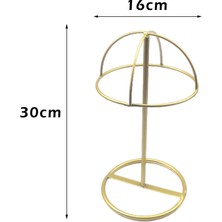 Modern Kararlı Metal Masa Üstü Şapka Ekranı Stant Depolama Sahipleri