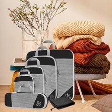 Sunnimix Depolama Örgü Çantaları Genişletilebilir Seyahat Aksesuarları Siyah 6pcs Siyah 6pcs Seçenekleri