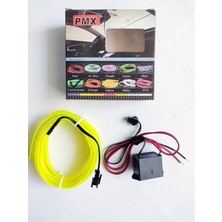 Replax 2 Metre 12V Limon Sarısı Ip Neon Ip LED Araç Içi Neon LED