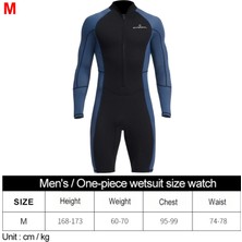 Homyl En Wetsuit Dalış Takım Elbise Ön Fermuarlı Wetsuit (Yurt Dışından)