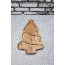 Koza Wood Art Ahşap Çamağacı  Kayın Çerezlik-Kahvaltılık ve Servis- Sunum Tabağı KZ1039