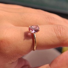 Fasek Gold 1.10 Karat Zultanit (Renk Değiştiren) Taşlı Pırlanta Montörü 925 Ayar Gümüş Evlilik Teklifi Yüzüğü