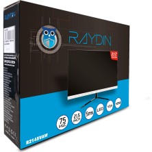 Raydın R2145VAW 21,5" 5ms, 75Hz, Full Hd, D-Sub, Hdmı, Frameless, Va LED Monitör (Beyaz)