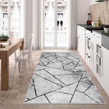 West Home Makinede Yıkanabilir Kaymaz Taban Leke Tutmaz Salon Halısı Mutfak Halısı ve Yolluk