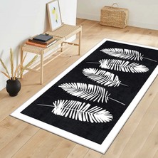 West Home Makinede Yıkanabilir Kaymaz Taban Leke Tutmaz  Salon Halısı Mutfak Halısı ve Yolluk