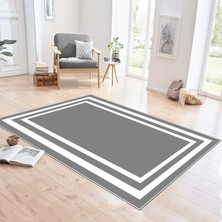 West Home Makinede Yıkanabilir Kaymaz Taban Leke Tutmaz  Salon Halısı Mutfak Halısı ve Yolluk