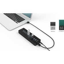 Orico Superspeed 10 Port USB Çoklayıcı USB Çoğaltıcı USB Hub, Siyah, P10-U3-V1