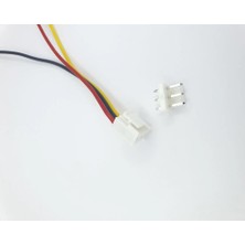 Sanec 3,96MM Kilitli 3 Pin Kablolu Konnektör Takım 10CM - 0,50MM