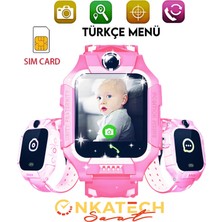 Onkatech Sim Kartlı Lbs Konum Takipli Akıllı Çocuk Saati