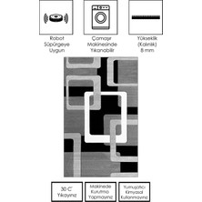 Confidence Home Makinede Yıkanabilir Kaymaz Taban Leke Tutmaz Salon Halısı Mutfak Halısı ve Yolluk