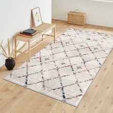 Confidence Home Makinede Yıkanabilir Kaymaz Taban Leke Tutmaz Salon Halısı Mutfak Halısı ve Yolluk