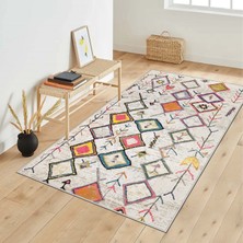 Confidence Home Makinede Yıkanabilir Kaymaz Taban Leke Tutmaz Salon Halısı Mutfak Halısı ve Yolluk