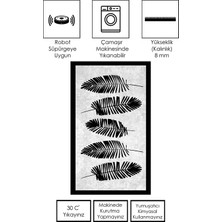 Confidence Home Makinede Yıkanabilir Kaymaz Taban Leke Tutmaz  Salon Halısı Mutfak Halısı ve Yolluk