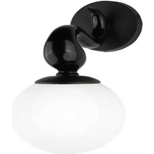 Begüsa Çekya Aplik Siyah Beyaz Cam