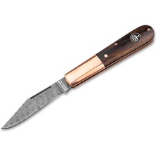 Böker Manufaktur Barlow Integral Copper Damascus Çakı