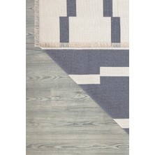 Canvas Rugs Çift Taraflı Makinada Yıkanabilir Modern Desenli Dokuma Kilim