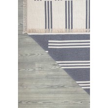 Canvas Rugs Çift Taraflı Makinada Yıkanabilir Modern Desenli Dokuma Kilim