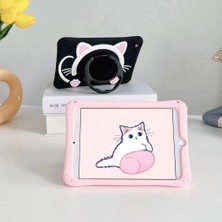Alfa Samsung Galaxy Tab A7 Lite T220 T225 Elegance Standlı Çocuklar Için Karikatür Silikon Tablet Kılıfı