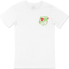 Cix Do What You Love Cep Logo Tasarımlı Beyaz Tişört