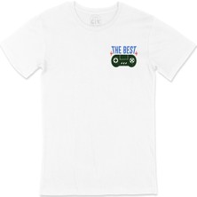 Cix The Best Cep Logo Tasarımlı Beyaz Tişört