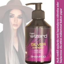 Wizard Silver Expert  Pigment  Yüksek Performanslı Profesyonel  Mor Şampuan 250ML