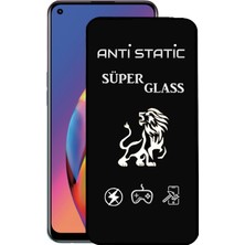 Case World Oppo A94 Tam Kaplayan Anti Statik Dayanıklı Süper Cam Ekran Koruyucu