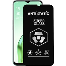 Caseart Oppo A15S Tam Kaplayan Anti Statik Dayanıklı Süper Cam Ekran Koruyucu